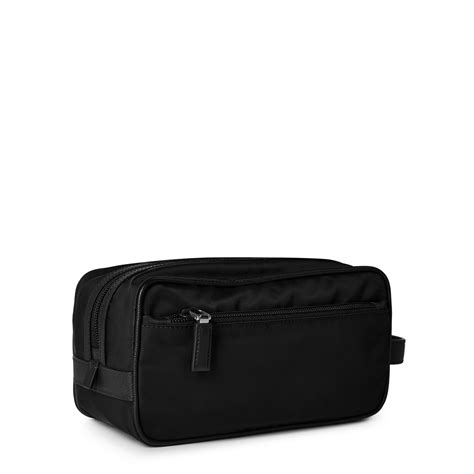 prada large cosmetic pouch|prada nylon wrist pouch.